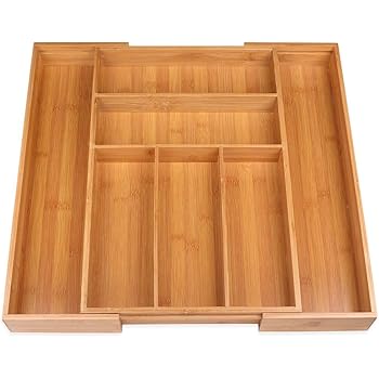 Besteckeinsatz Fur Schubladen Bambus 35 5 56 5 Cm 24 90