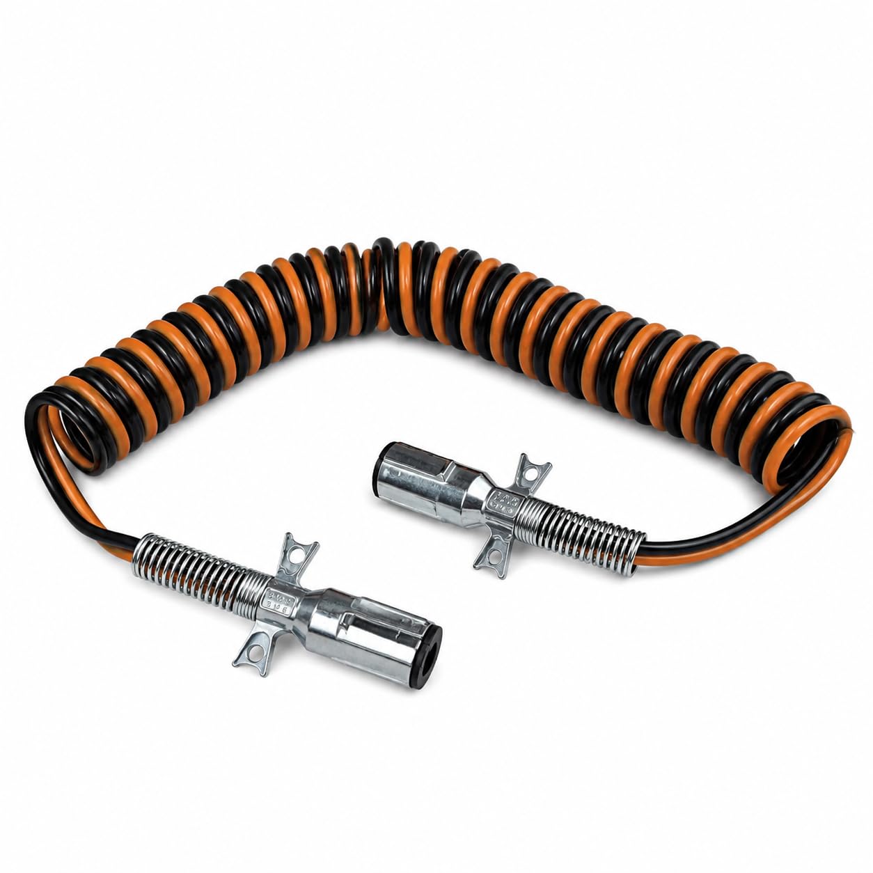Cavo di ricarica elettrica a spirale bipolare da 4,5 m con 2 cavi da 12 x