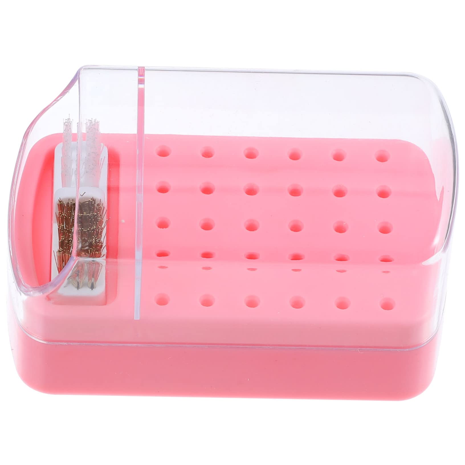 Healeved 3pezzi Organizer Per Punte Per Unghie Con Scatola Di Pulizia Per Accessori Manicure Design Compatto e Pratico Per Unghie