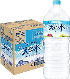 サントリー 天然水 2L×1ケース/6本