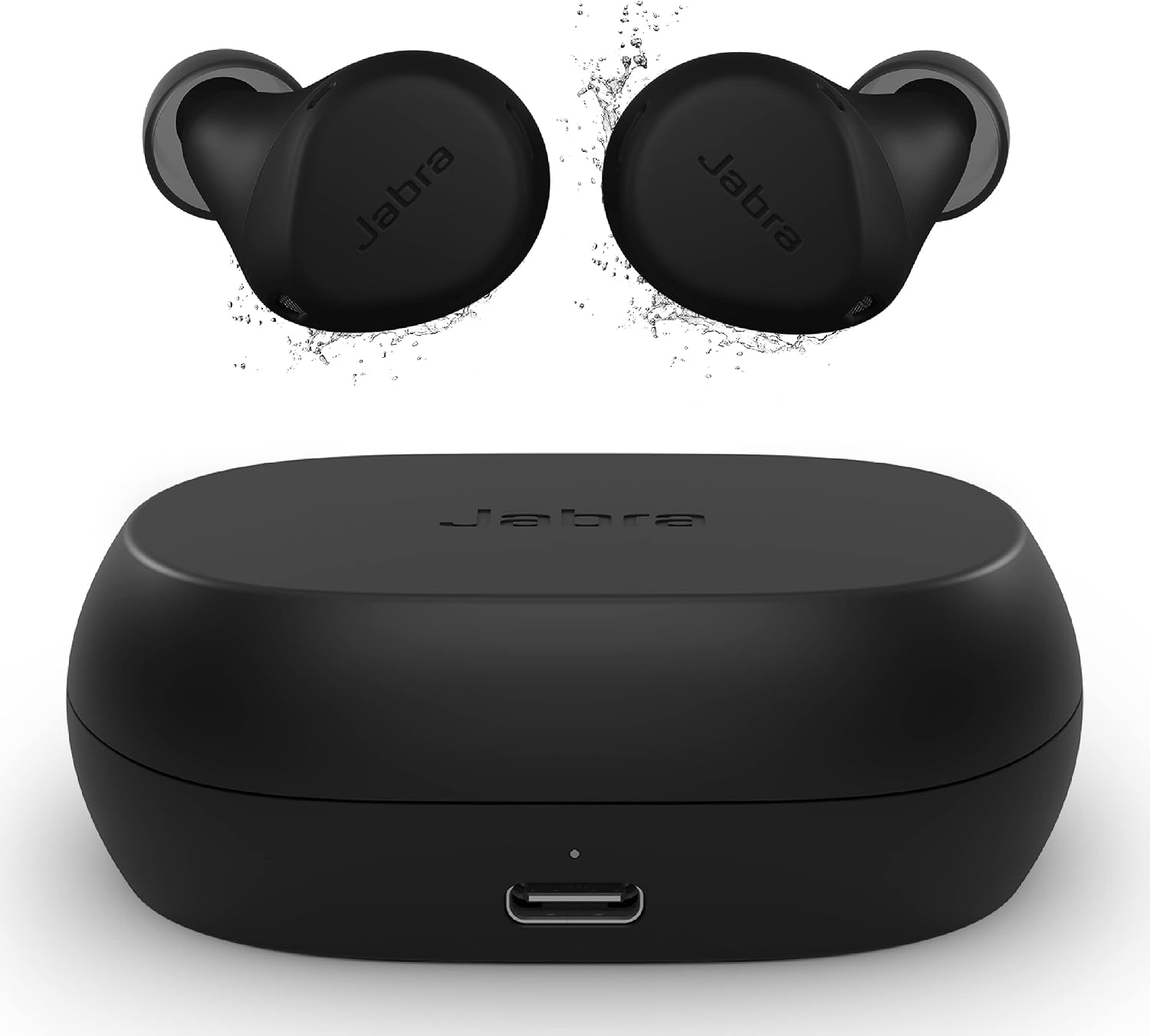 Elite 7 Active in-Ear Bluetooth Earbuds - True Wireless Sports Ear Buds ShakeGrip for The Ultimate Active fit and Adjustable Active Noise Cancellation - Black