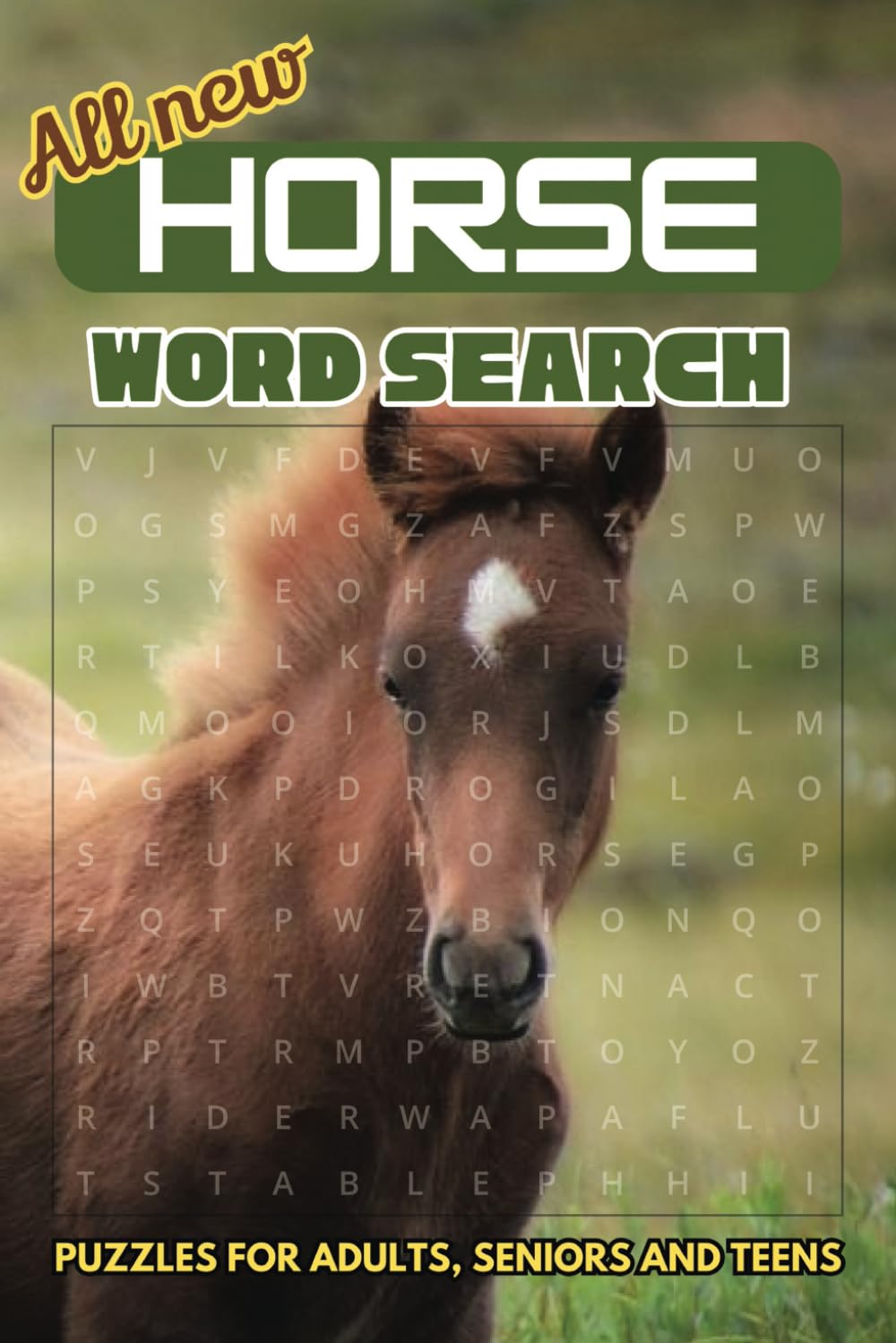 Horse word search puzzle book: Words searches with easy to read print about Horses, Equestrian, point to point, Horse racing, Hunting, Steeplechase and more