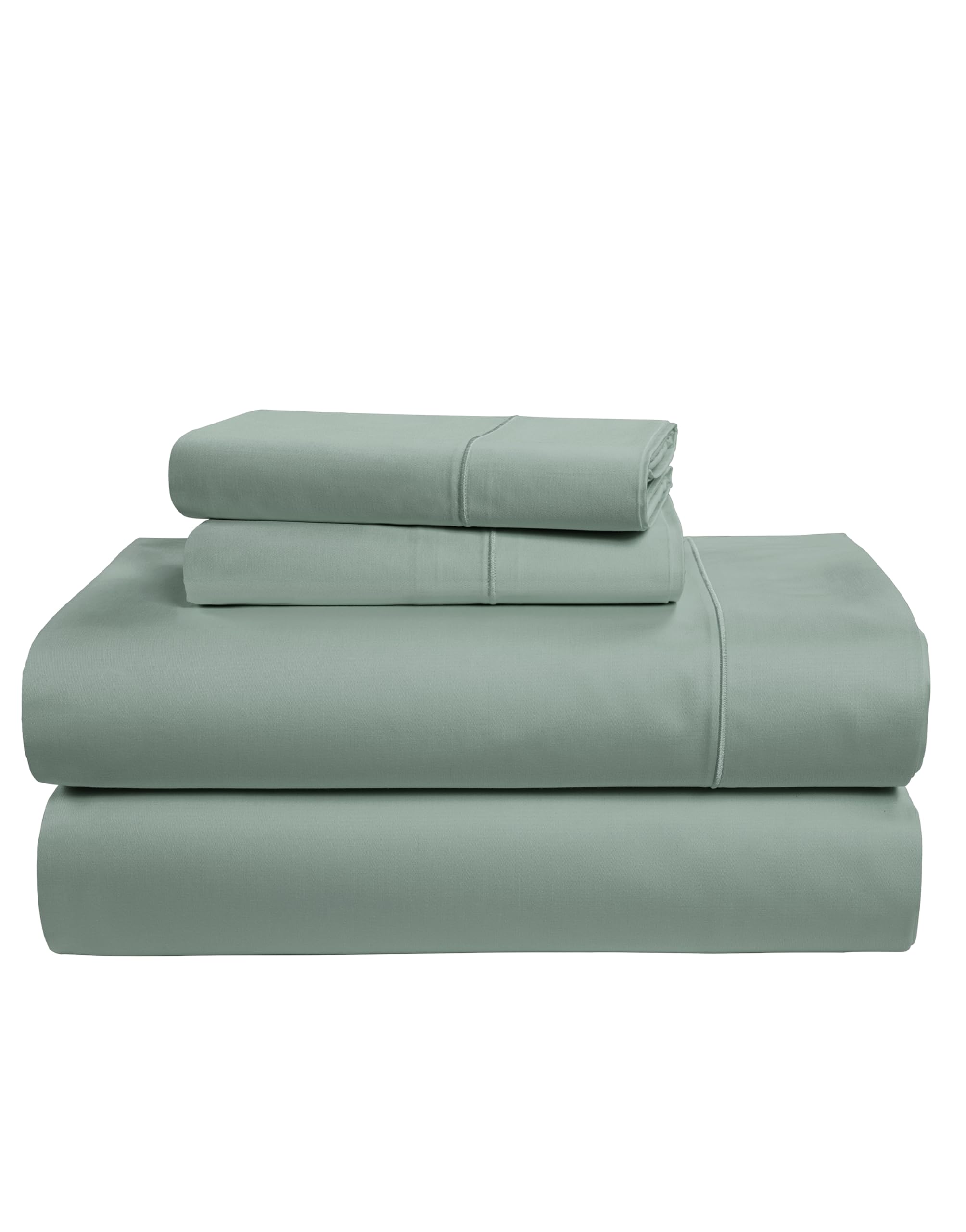100% Egyptian Cotton Sheet Set Queen Size – Silky Sateen Weave Queen Sheet Set for Winter Sleep Comfort, 15" Snug Fit Deep Pocket, Breathable & Durable, Hotel-Quality Soft Luxury You Can Feel - Taupe — view 35
