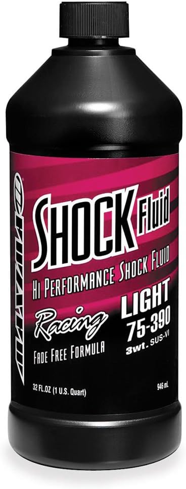 Maxima (58901M) 111/390 Medium Grade 7WT Zero Drag Formula Racing Shock Fluid - 1 Quart