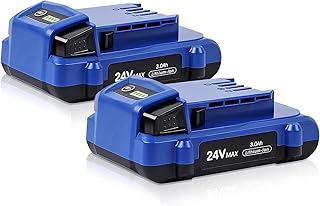 2Pack DSANKE 24V 3.0Ah Lithium-ion Battery for Kobalt 24V Max KB624-03 KB524-03 KB424-03 KB224-03 KB124-03 0673802 1051230 Lithium Ion Cordless Tools Battery【NOT Fit Snow Joe &Sun Joe 24V Tools】