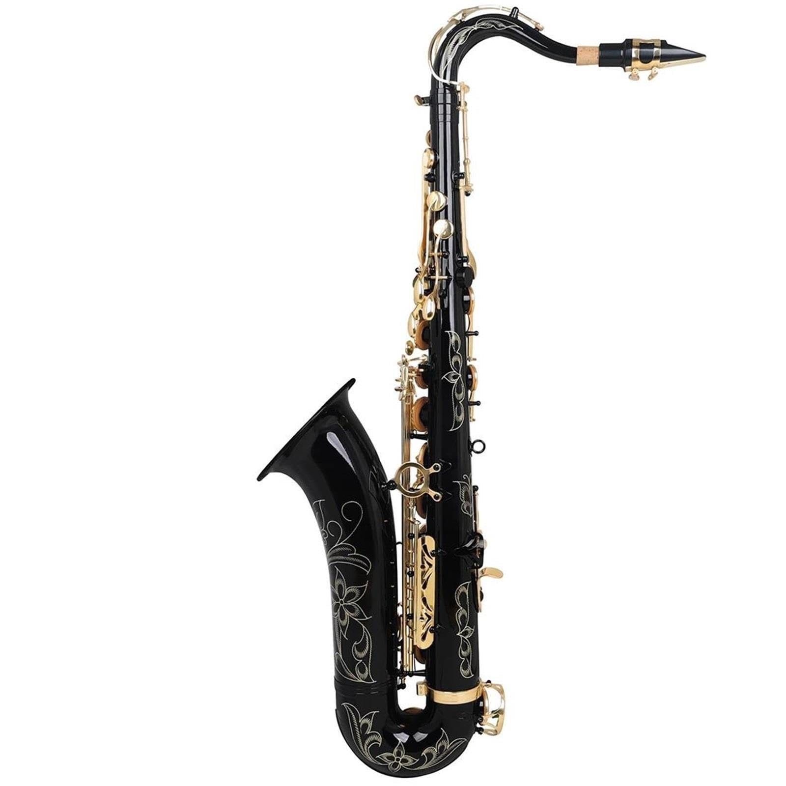 Saxofón Tenor Sib Intérprete Negro Oro
