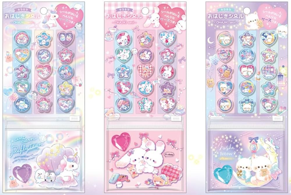 【超レア！】平成レトロ ぷっくり シール　きらきらほしのこちゃん　　クラックス おはじきシール クラックス【フワフワらびちゃん】平成レトロ