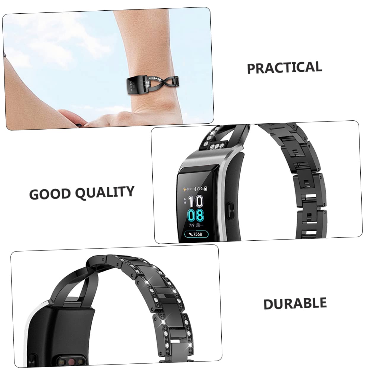 HEMOTON 1Stk stahlgürtel Metall Band Herrenuhren Ersatzarmband Uhr Edles Uhrenarmband Armbanduhr Smartwatch für Männer bequemes Armband Uhrengürtel empfindlich Gurt bilden Anschauen
