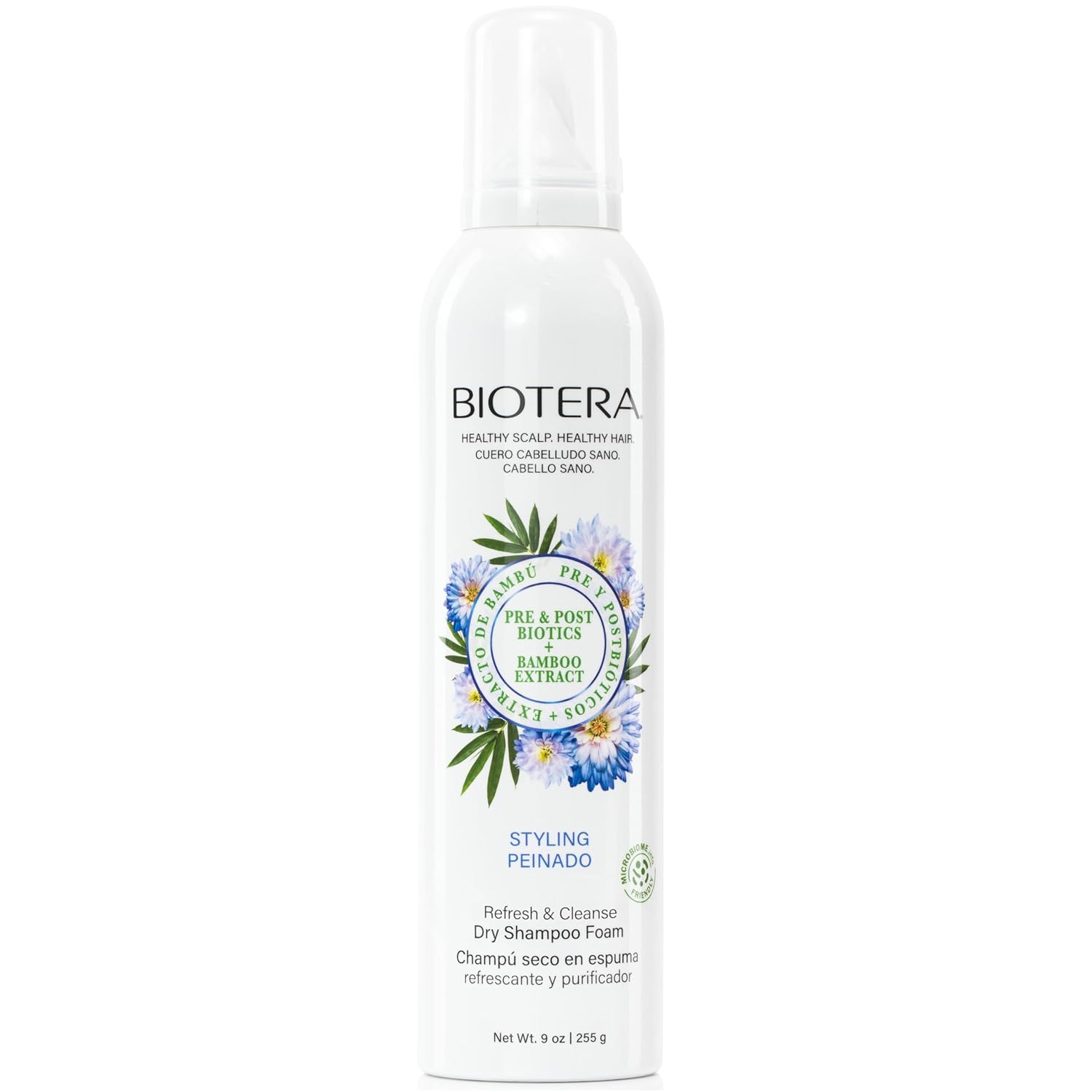 Biotera Refresh & Cleanse Dry Shampoo Foam I Oily Scalp & Hair | Vegan & Animal Test Free | Paraben Free | Color-Safe | 9 Fl Oz