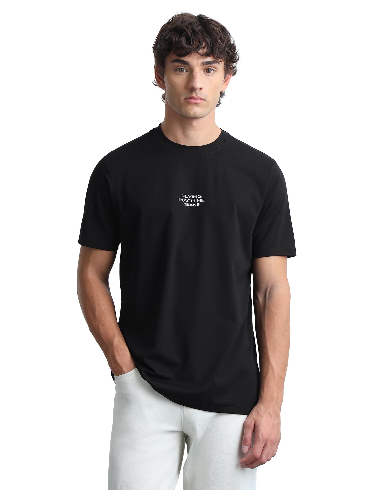 flying machine Men's Regular Fit T-Shirt | Solid | Tshirt for Man-picture-33