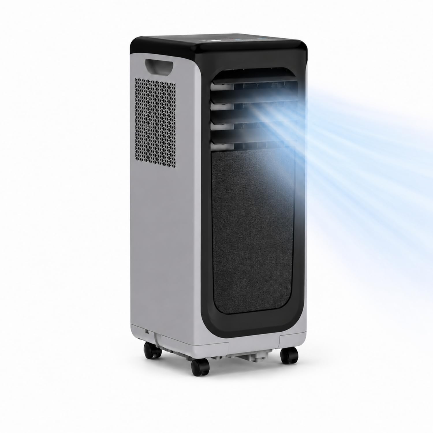 Photo 1 of Coolblus Portable Air Conditioners 12000 BTU, Wi-Fi Smart Portable AC Unit for Room Up to 550 Sq.Ft, 3 in 1 Quiet AC with Cool/Dehumidify/Fan, Window Kit, Black-12000BTU-WIFI