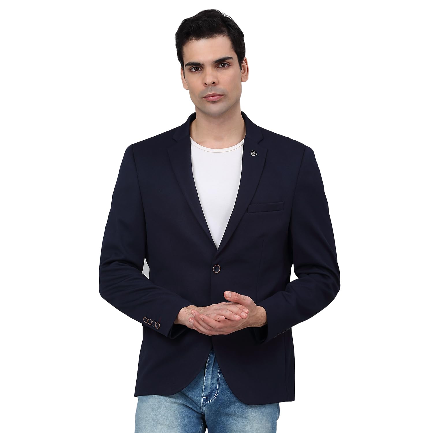 Self Design Full Sleeves Notch Lapel Casual Blazer for Men | Casual Blazer for Men | Men Blazer for Casual (P_MBZC00069)