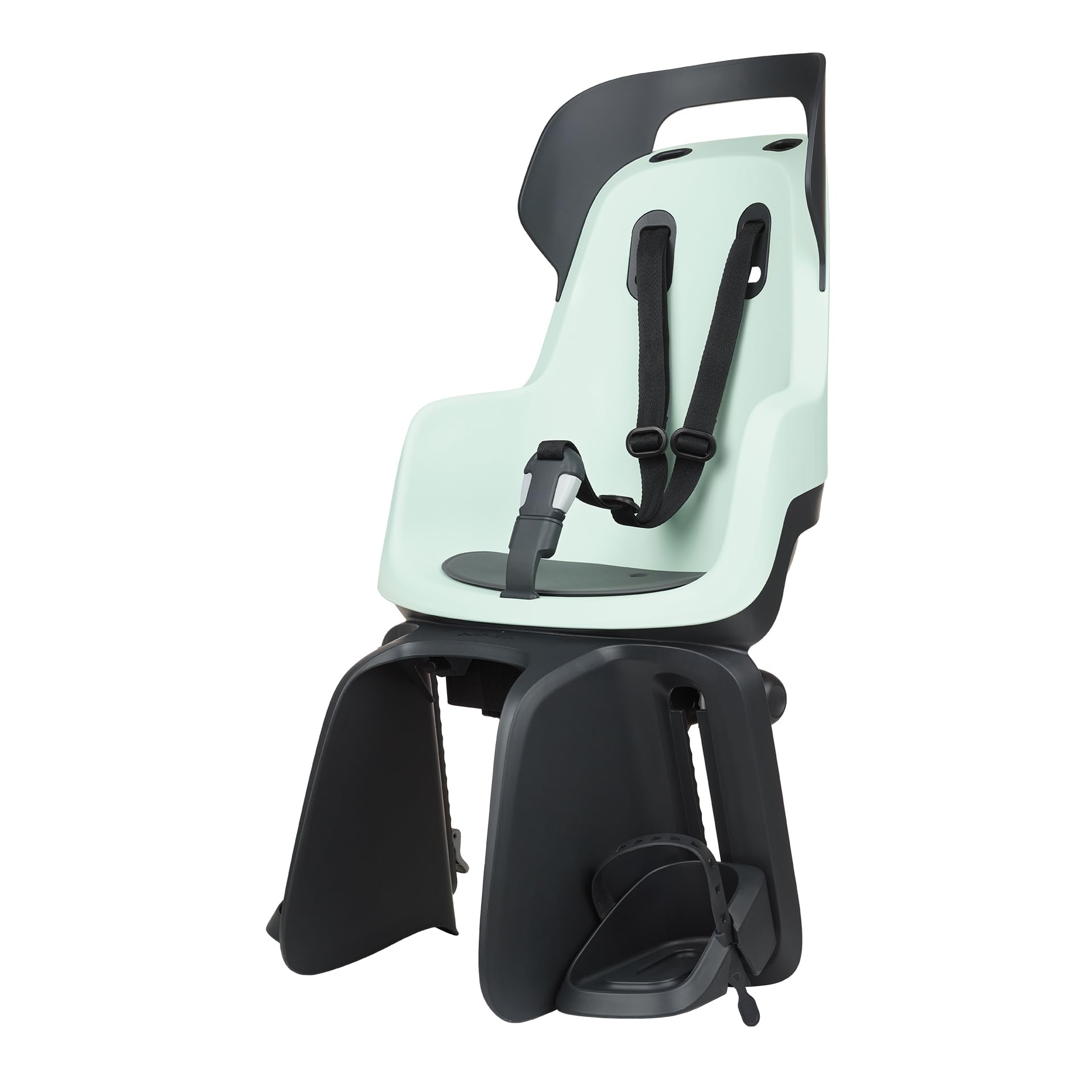 Bobike 8012600003 GO Maxi Carrier RS XR Rear Child Bike Seat For Luggage Rack, Baby Back Seat 9 Months–6 Years, Up To 22 Kg, 20° Reclinable, Fits Bike Carrier, Tool-Free, Marshmallow Mint