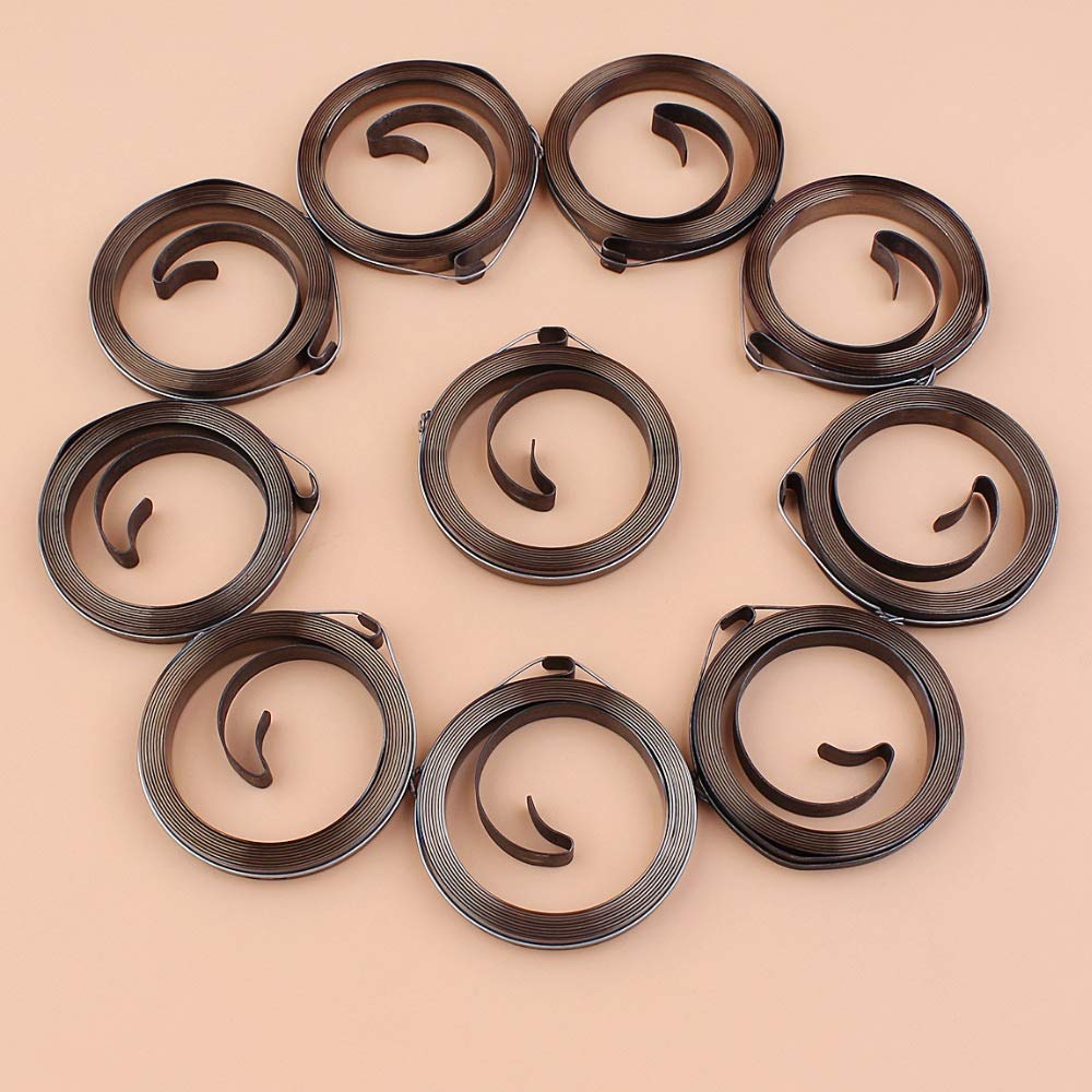 10 unids/lote resorte de arranque de tracción de rebobinado para HONDA GX270 GX240 GX390 GX340 188F piezas de generador de cortacésped de gas de 4 ciclos 28442-ZE2-W01