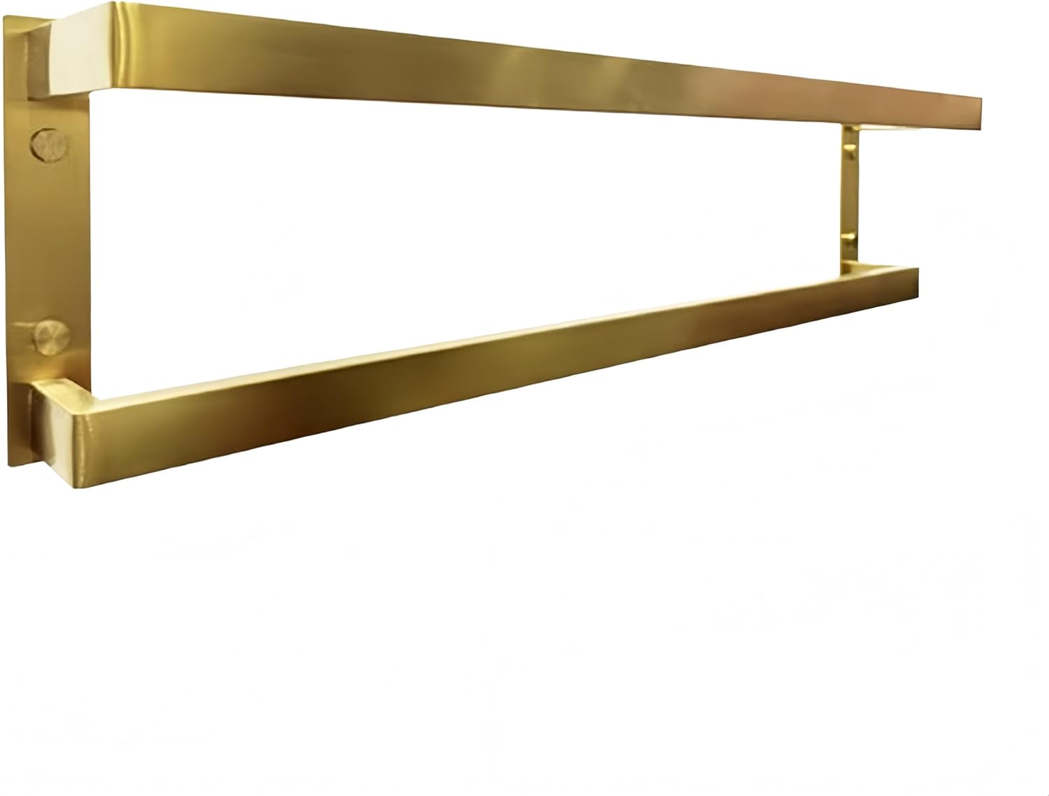 SEIDO 36 Inch Double Towel Bar for Bathroom, Rustproof 304 Stainless Steel Towel Racks for Bathroom Wall Mounted, Heavy Duty 2-Tier Square Ladder Towel Rods Rails for Kitchen/Laundry (Brushed Nickel)