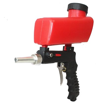 ARC-POWER Gravity Feed Abrasive Sandblaster Gun + Hopper Spot Blaster Gun Sand