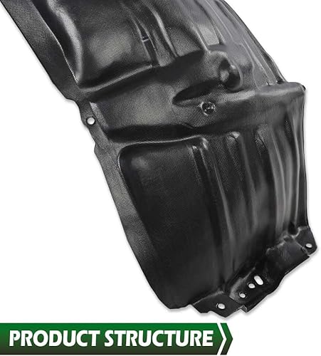 Miniatura 6 de GRAND ORANGE Juego de 2 protectores de guardabarros delanteros compatibles con Toyota Camry 2007-2011 5387506060 TO1251122 TO1250122 izquierdo del