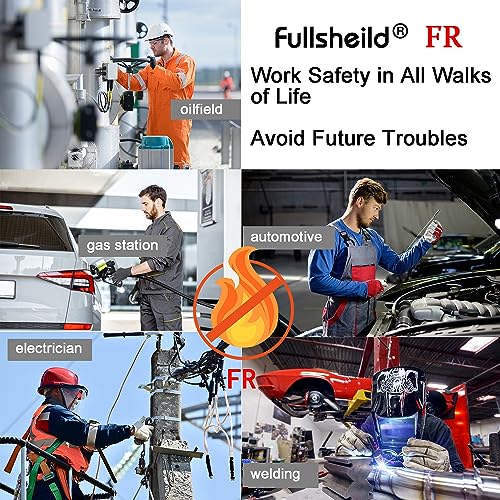 Image of FR Balaclava Face Mask Flame Resistant Balaclava FR Mask for Men Arc Rated NFPA2112 CAT2 Cover Hood for Welding