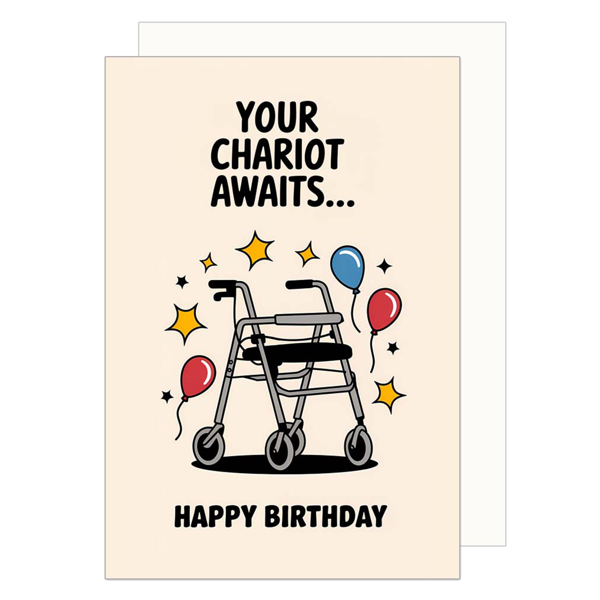 Edition Seidel Premium verjaardagskaart met envelop. Wenskaart Billet Happy Birthday Humor Grappige Man Oldi (G3411 SW023