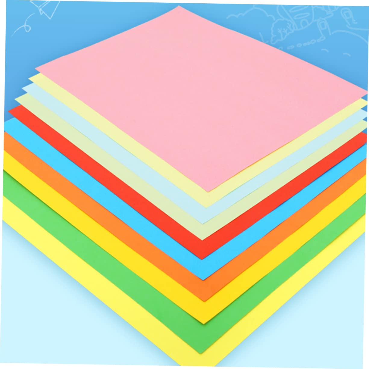 LALAFINA 2packungen Farbpapier Bedruckbares Papier in Packung Geeignet Für Schreiben Drucken Und Diy-projekte