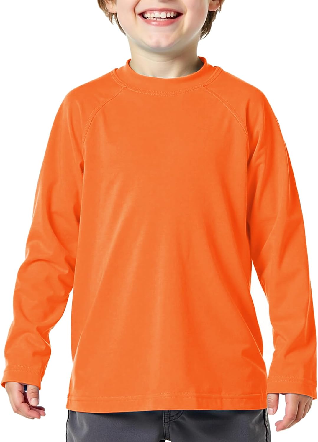 American Trends Boys Rash Guard Swim Shirt Long Sleeve UPF 50+ Kids