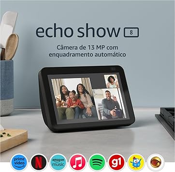 Echo Show 8 (2ª Geração): Tela Inteligente HD de 8" com Alexa e câmera de 13 MP - Cor Preta é ruim? Echo Show 8 (2ª Geração): Tela Inteligente HD de 8" com Alexa e câmera de 13 MP - Cor Preta é boa?