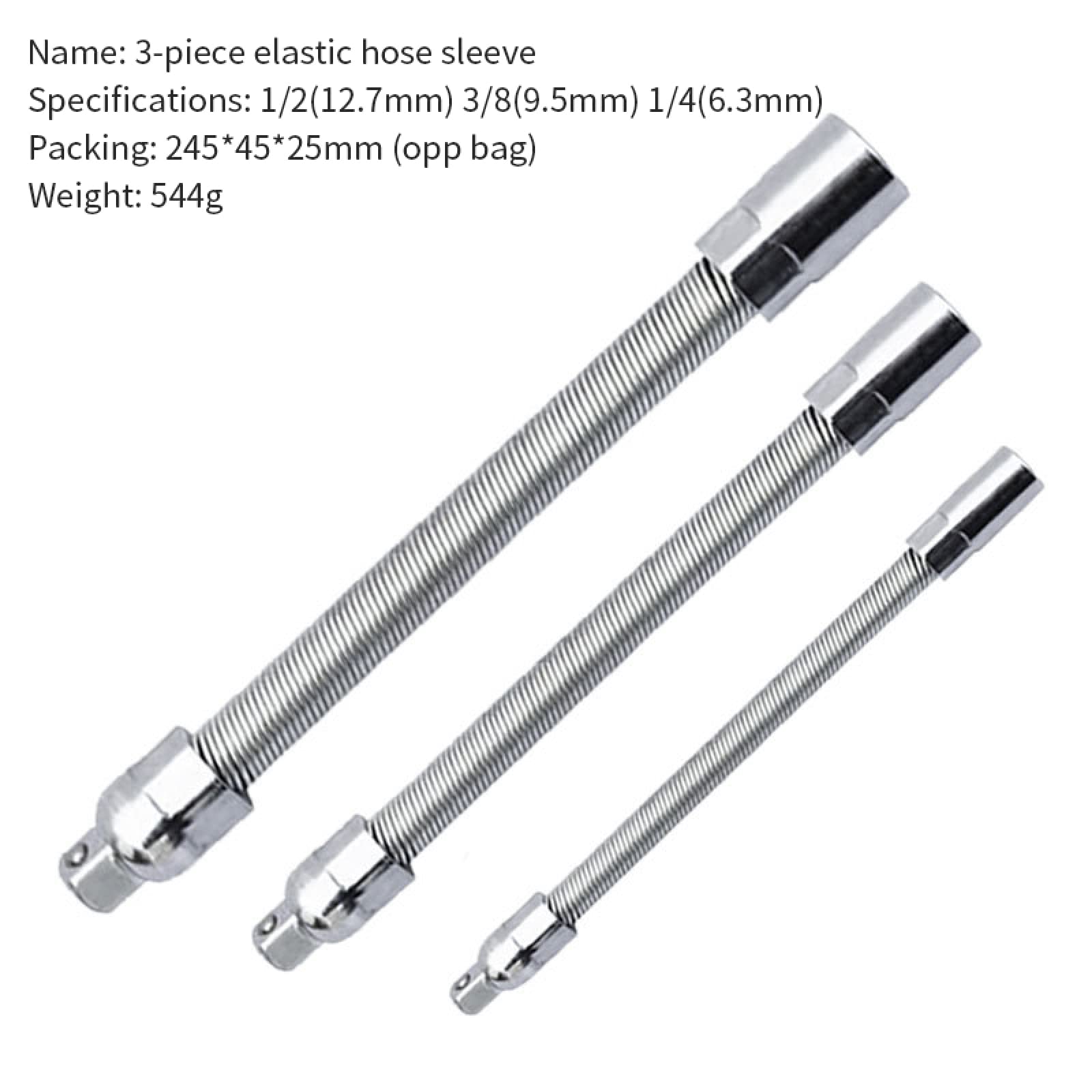 3 Pz Cacciavite In Metallo Tubo Flessibile Universale Albero Multi Punta Del Trapano Elettrico Tubo Di Prolunga Tubo Di Collegamento Manicotto Della Biella Strumento