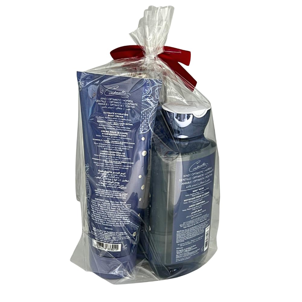 Bath & Body Works PRINCESS COLLECTION CINDERELLA Body Wash, Fine Fragrance Mist & Ultimate Hydration Body Cream 3pc Gift Set with a Red Bow for Holidays – Full Size – Limited Edition - Image 5