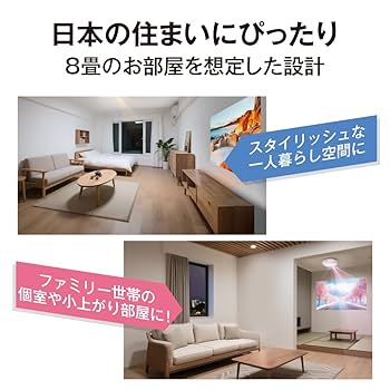 Amazon | LUMIXIA（ルミシア） シーリングプロジェクター 8畳