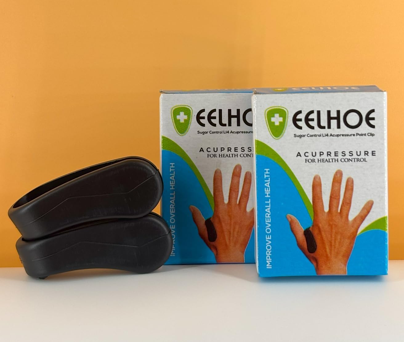 NexGen Unity (Pack of 2) Sugar Control Acupressure Clip for Diabetics Sugar Control LI4 Acupressure Point Clip Headache Migraine &Tension Relief