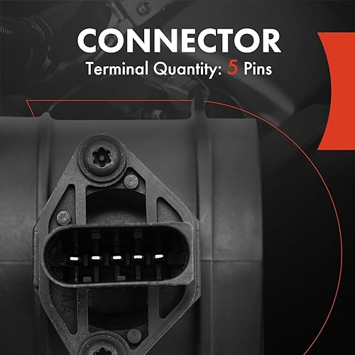 Miniatura 5 de A-Premium Conjunto de medidor de sensor de flujo de aire masivo con 5 pines compatible con DOHC, 6Cyl 3.2L 3.6L Compatible con Porsche Cayenne Base