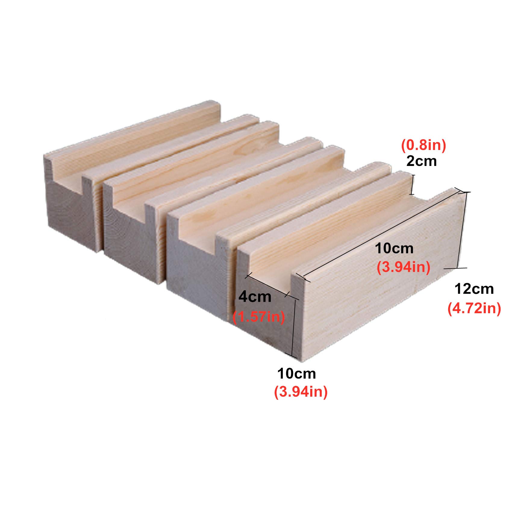 Drewniana rama łóżka podnośnik meblowy 10 cm wyższy 4 solidne drewniane nóżki słonia wklęsły design odpowiedni do stołów łóżek itp. Trwały podnośnik mebli, 10 x 4 x 10 cm