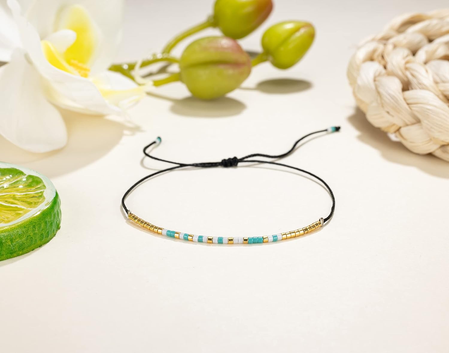 RareLove Warrior Morse Code Beaded Bracelet Strength of a Fighter Secret Message Survivor Jewelry Gift for Her,Waterproof Encouragement Gift,Strength Gift - Image 5