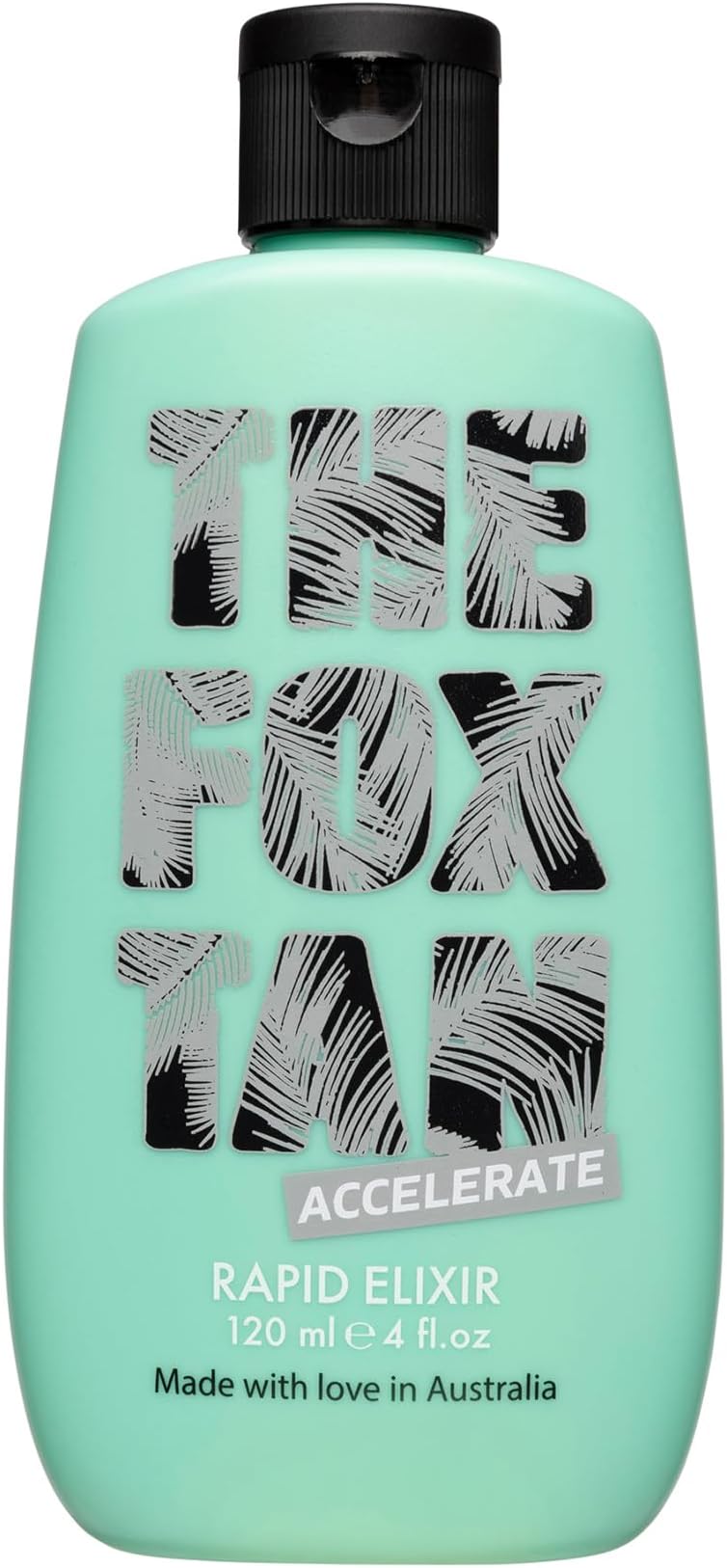 The Fox Tan Rapid Tanning Elixir, Natural Tanning Accelerator Lotion For Darker & Faster Tans, Creates Flawless Tan Skin, Vegan & Cruelty-Free, 120ml