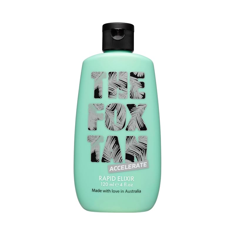 THE FOX TAN Rapid Tanning Elixir Loção corporal para bronzeamento, 120 mL