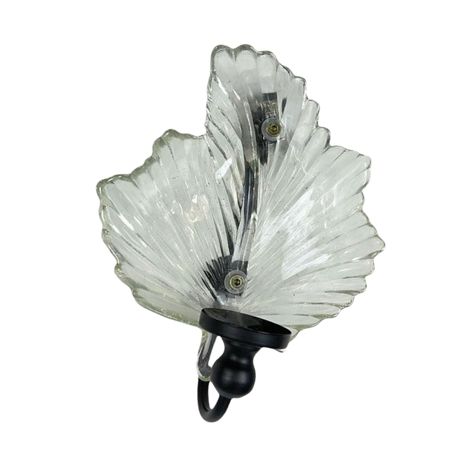 Wall Hanging Holder Candlestick with Iron Frame Stand Enhances Light Reflection in Any Room Holder
