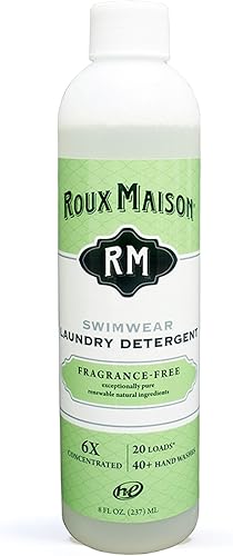 Roux Maison Detergente para ropa con fórmula multiusos de alta eficiencia (HE), jabón de lavandería totalmente natural, hasta 40 cargas a máquina o