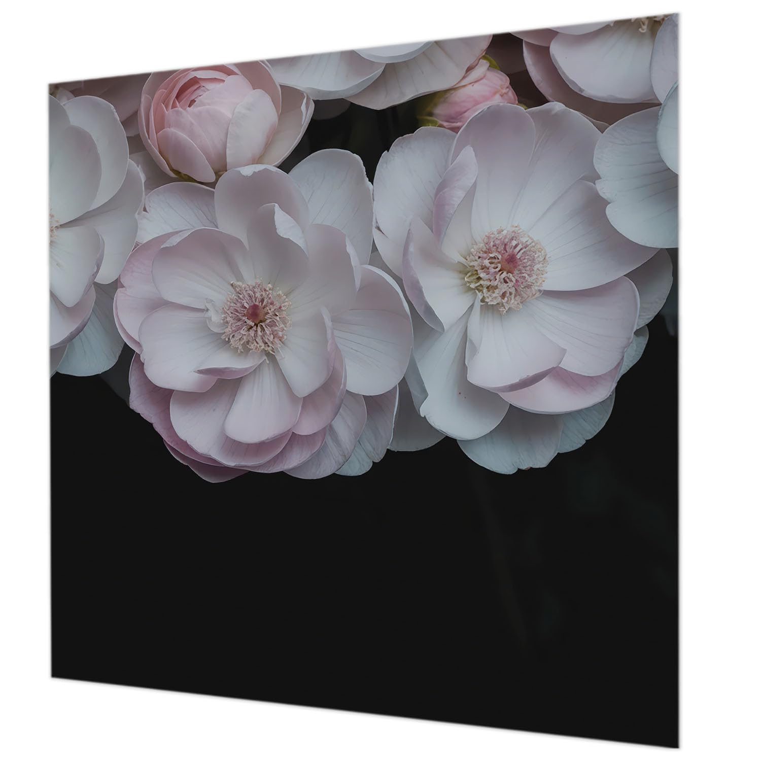 Papier peint intissé pour chambre et salon au design de bouquet délicat 250x250 cm