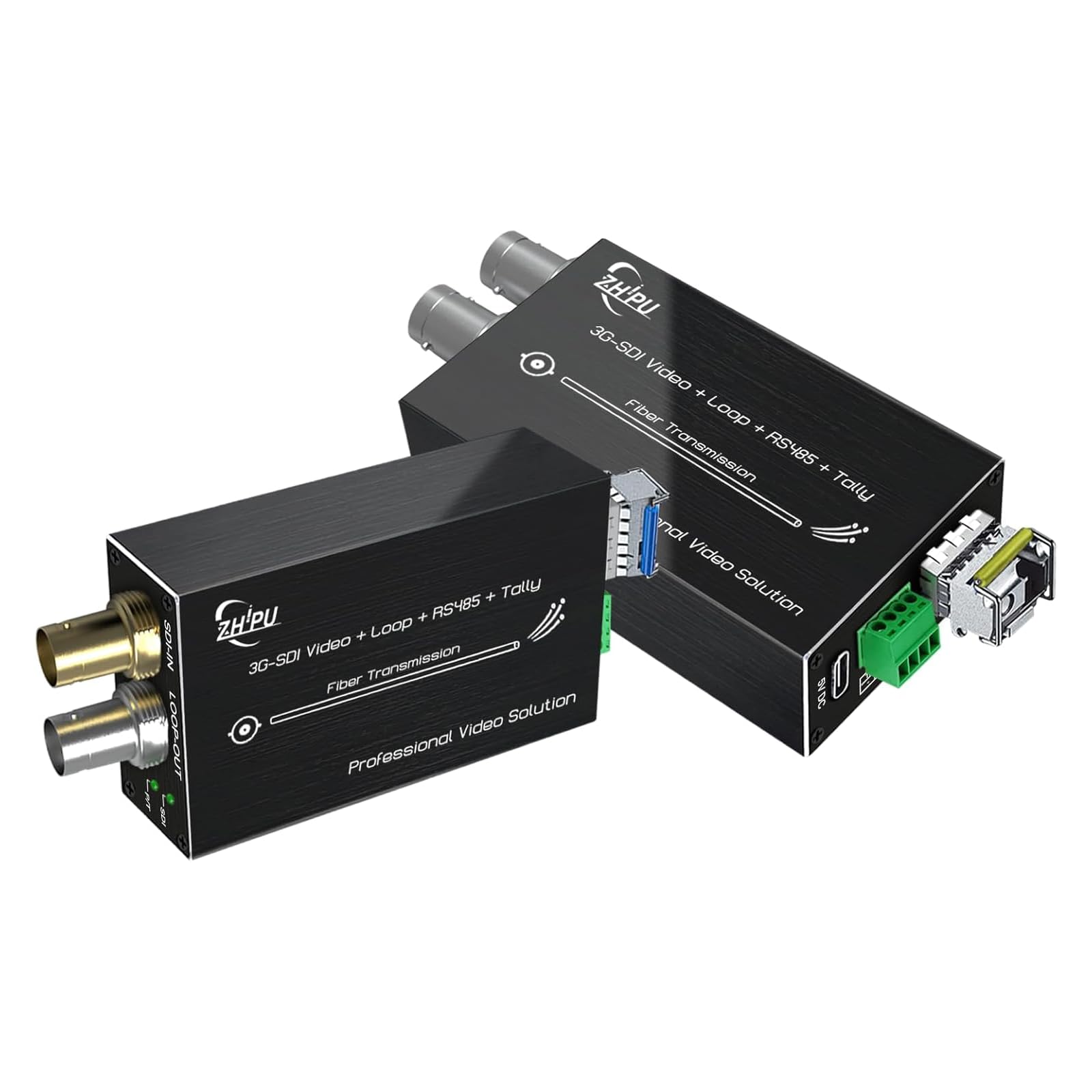 Mini extension fibre 3G-SDI 1080p et module SFP 60 Hz inclus