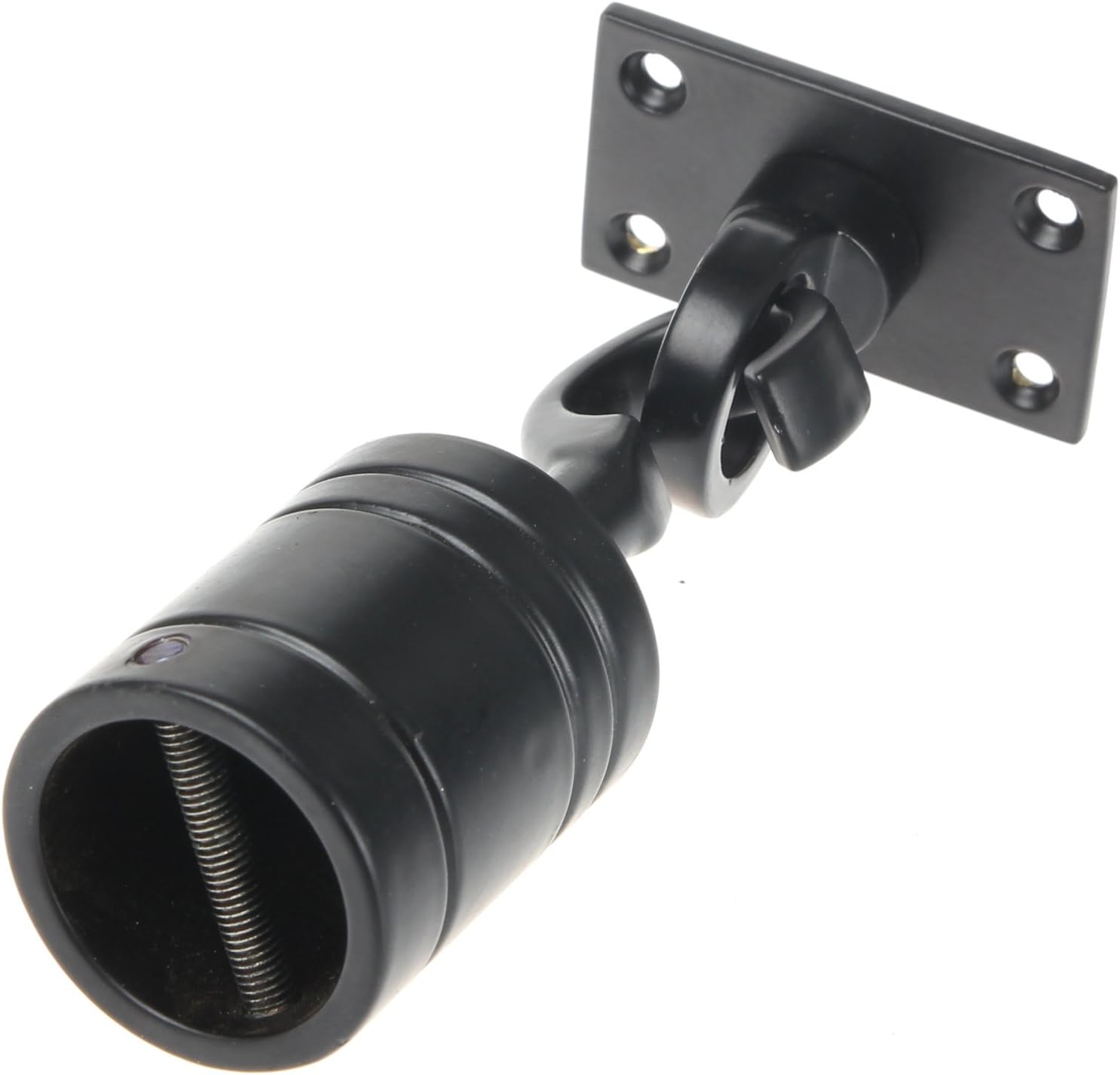 24mm Black Decking Rope Hook End & Plate Rope Post Fitting Rope End Fixing
