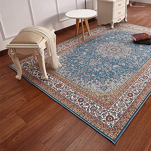 JTYX CARPETS Traditioneller Teppich Orientteppich Weiches Wohnzimmer Esszimmer Schlafzimmer Teppiche Leicht zu reinigen… – Bild 3