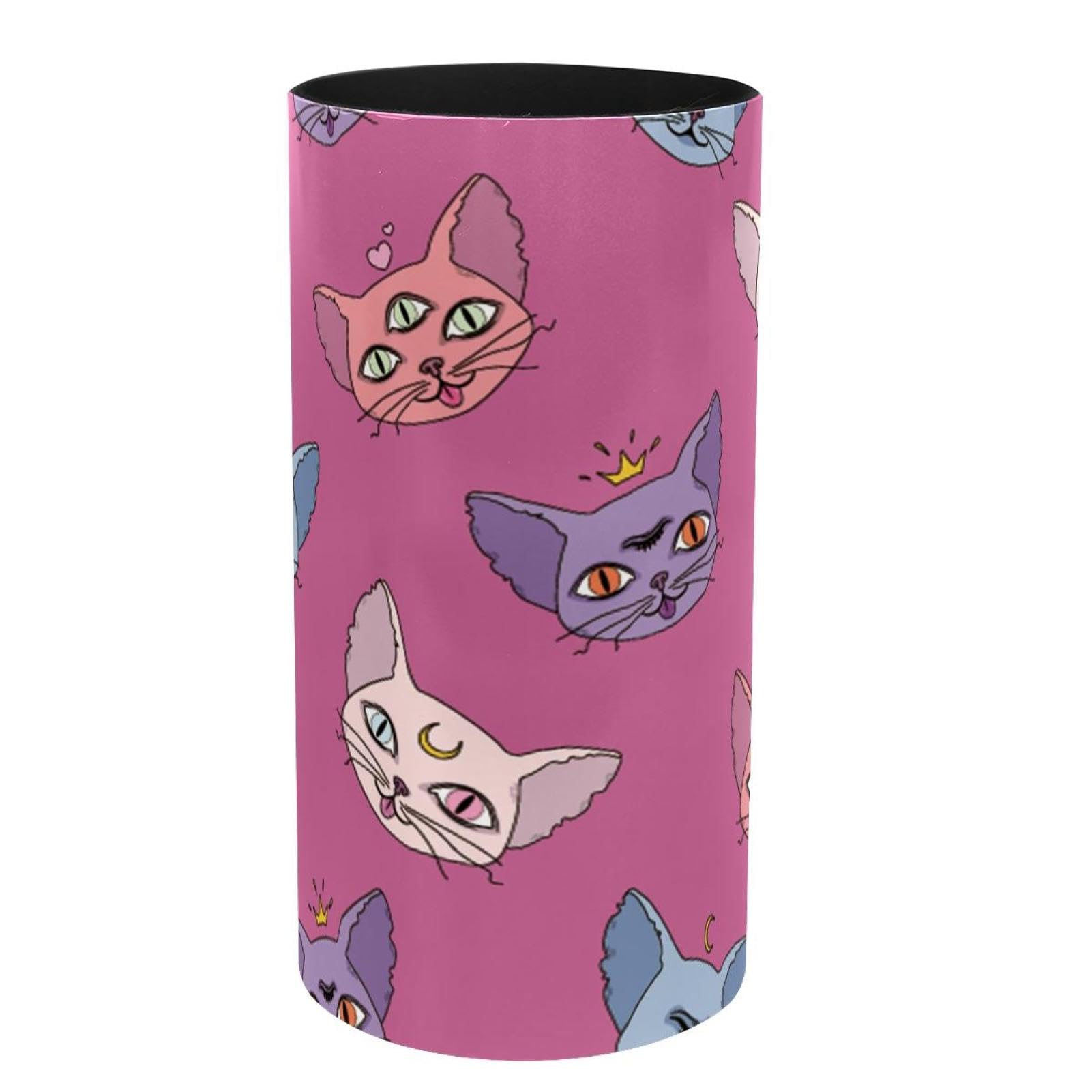 Pot à crayons chat et rangement de fournitures pour une maison ordonnée