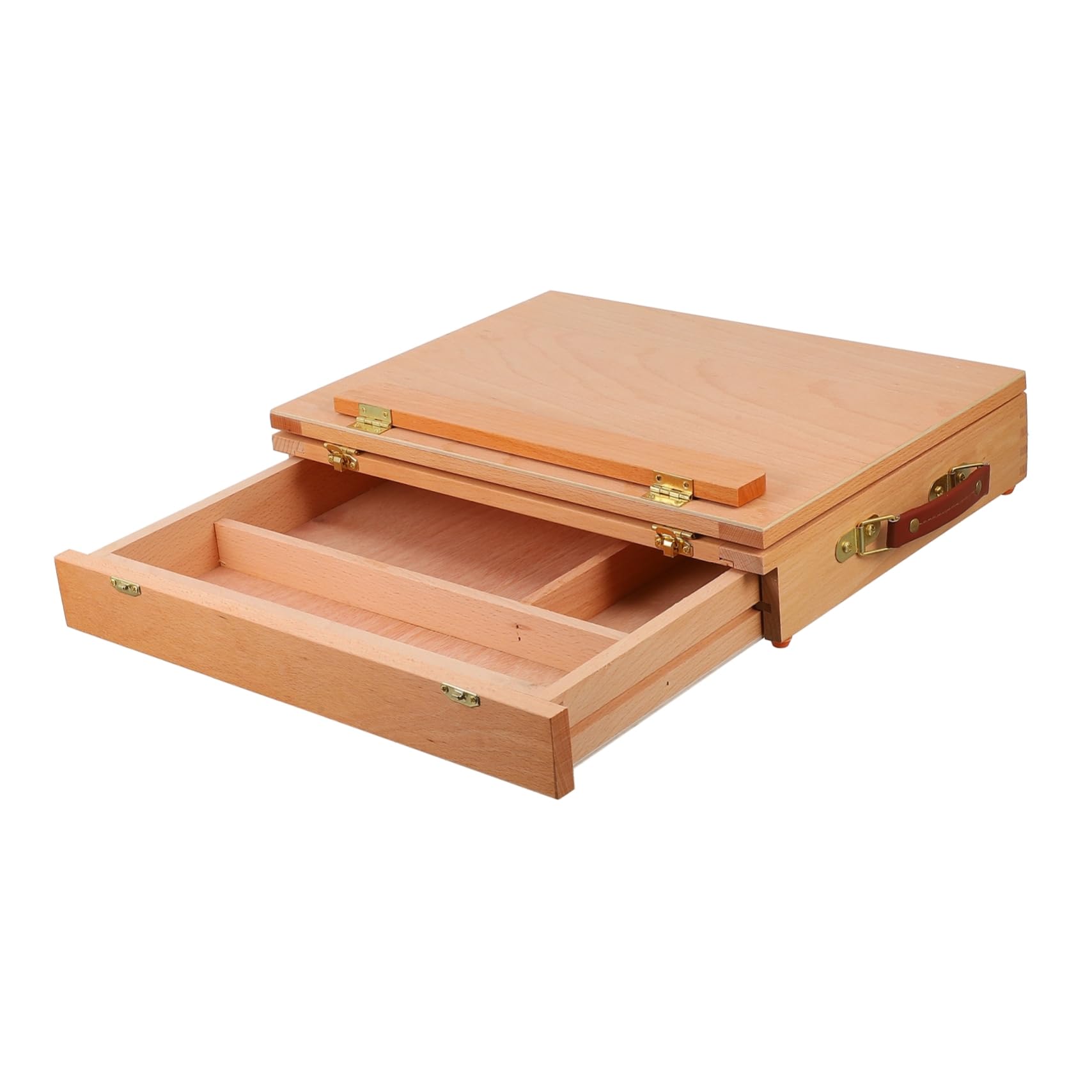 ULDIGI Caja De Pintura Caja De Suministros De Arte Caballete De Imagen Caballete De Pintores Hobby Caballete De Mesa Con Cajón Caballete De Artista Caballete De Pintura Óleo Portátil