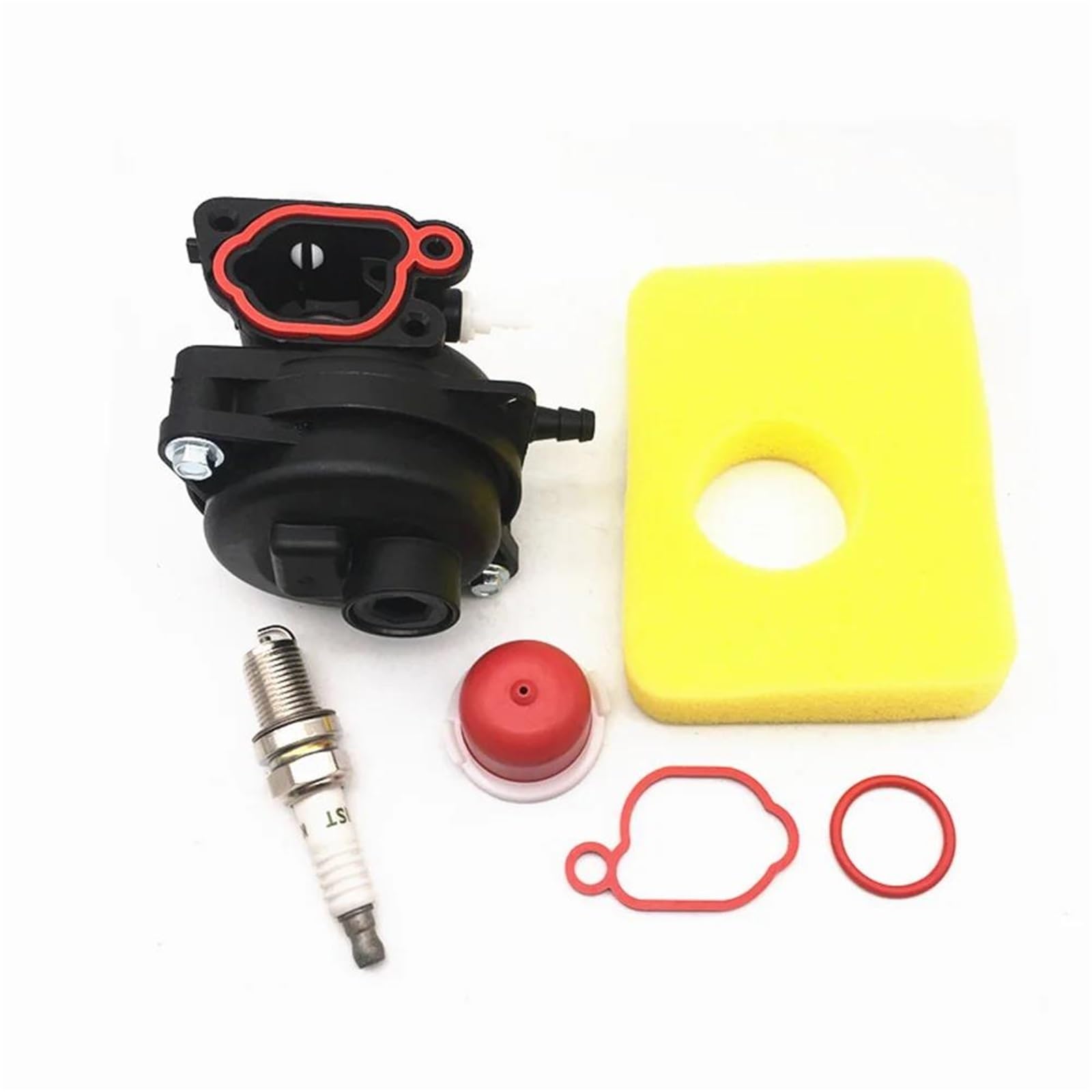 Carburateur pour tondeuse 300E 450E 500E pièce 799583 rouge - 6