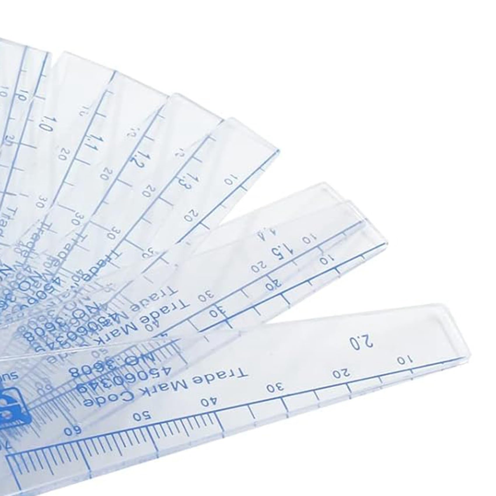5 Packung Fühlerlehre Aus Kunststoff, 0,05-3 Mm, Dickenmesswerkzeuge, 25-In-1-Fühlerlehre zum Messen Von Lücken