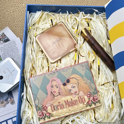 HXJDAM 300g Füllmaterial Geschenk Cremeweiß und Gold, Geschreddertes Papier Für Geschenkbox, Füllmaterial Für Pakete, Geschenkbox Füllmaterial