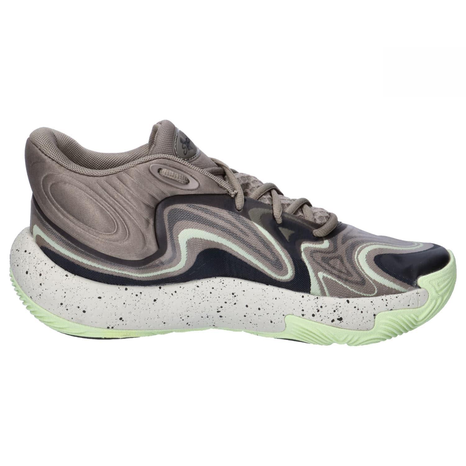 Under Armour Unisex buty do koszykówki Spawn 6 Mid Camo 3028338 Taupe Dusk/Black 41