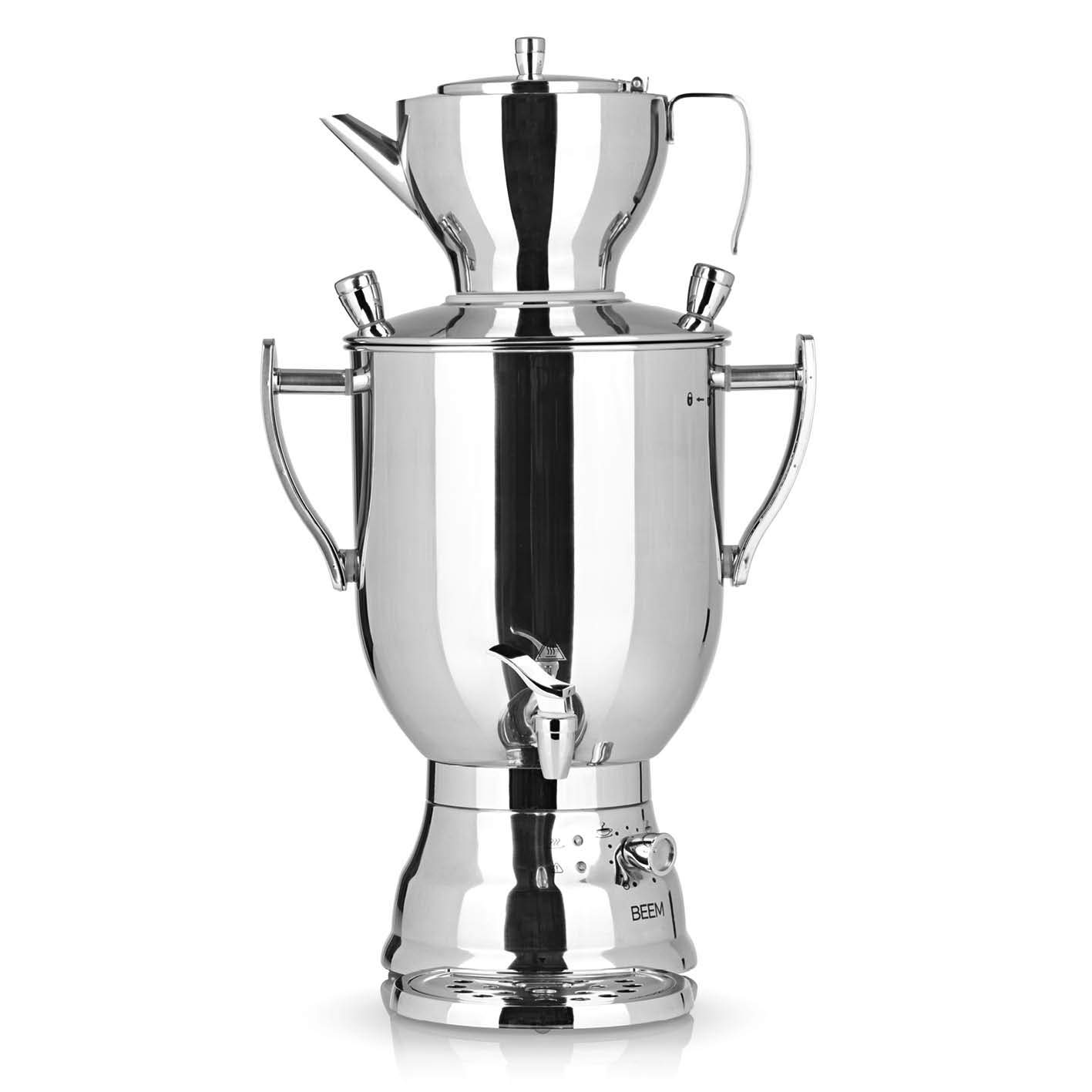 Beem Samovar 7204 3008C 8 litres 2500 W en acier inoxydable/chromé