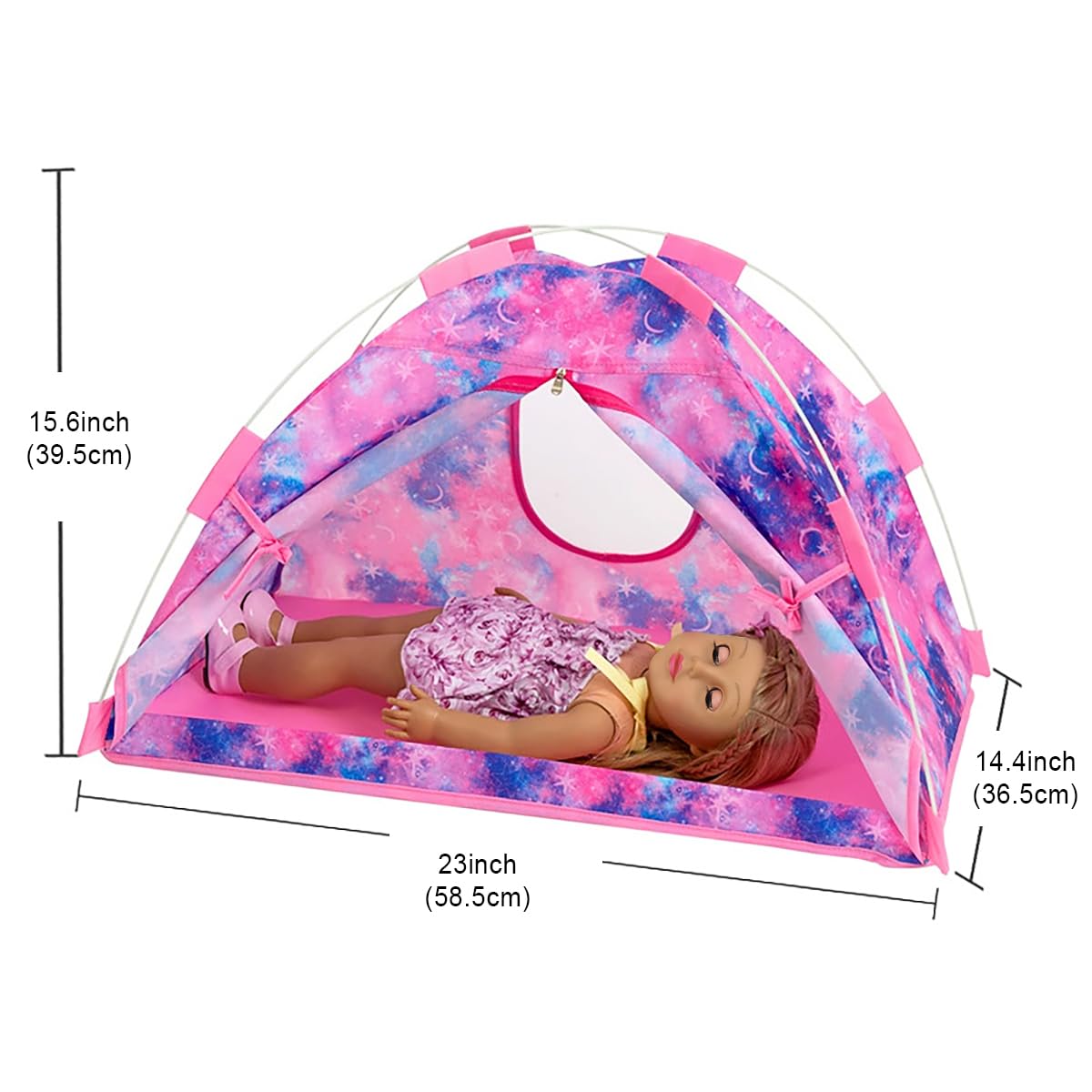 Wildparty tent for 18” doll