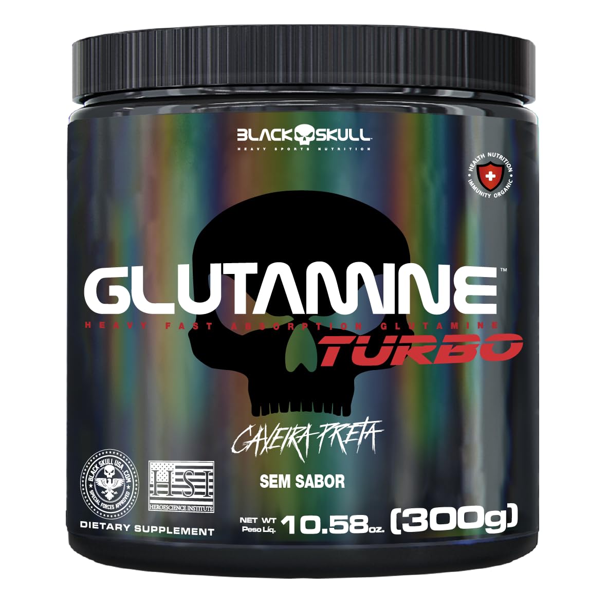 Glutamine Turbo Black Skull
